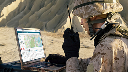 Spectrum Management and Electronic Warfare – mySPECTRA for Defense Military spectrum operations center using mySPECTRA system for planning, management, and mission control.